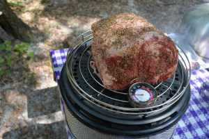 Fully seasoned and ready to start the 4 hour cook